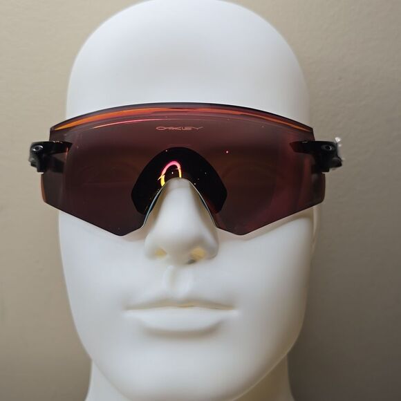 New Oakley Men's Oo9471 Encoder Rectangular Sunglasses Polished Black/Prizm - Picture 2 of 10